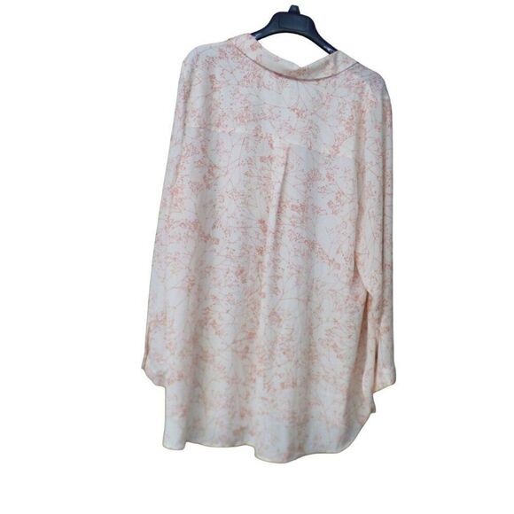 Alfani Plus Size Printed Utility Tunic, Coral Baby Breath, Sz. 3X - Picture 4 of 12